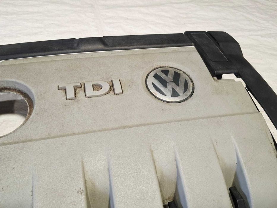 nakładka osłona górna na silnik vw golf v 5 touran i 1 caddy iii 1.9 bls bxj 2.0 tdi bmm bmp 03g103967n 03g103907