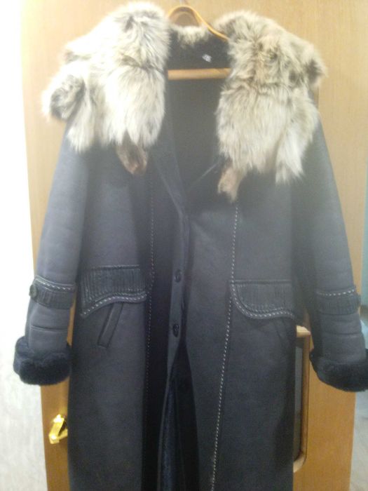 Дубленка с мехом трошки б\у