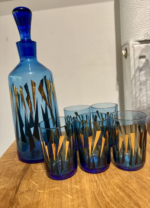 Karafla z kieliszkami bohemia