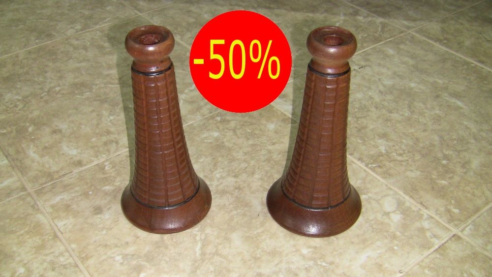 Base para Velas em Madeira - Artigo Novo - FECHO DE LOJA
