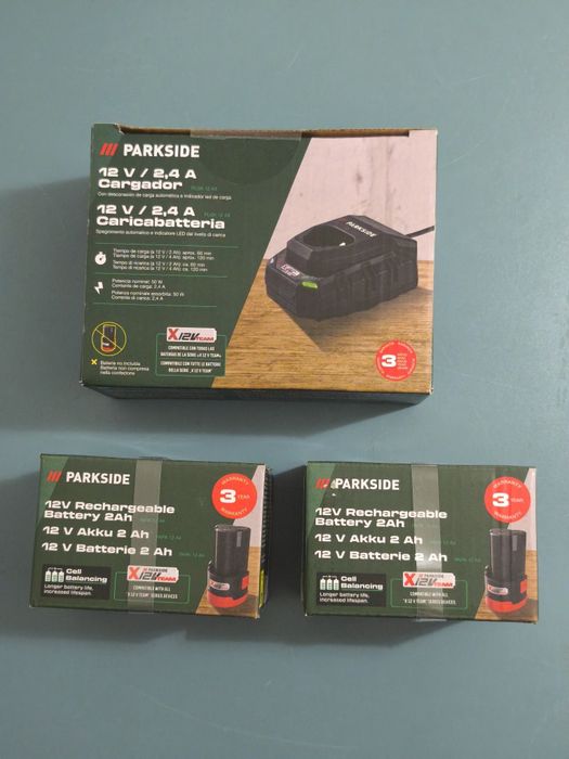 Kits Baterias e carregadores 12v Parkside
