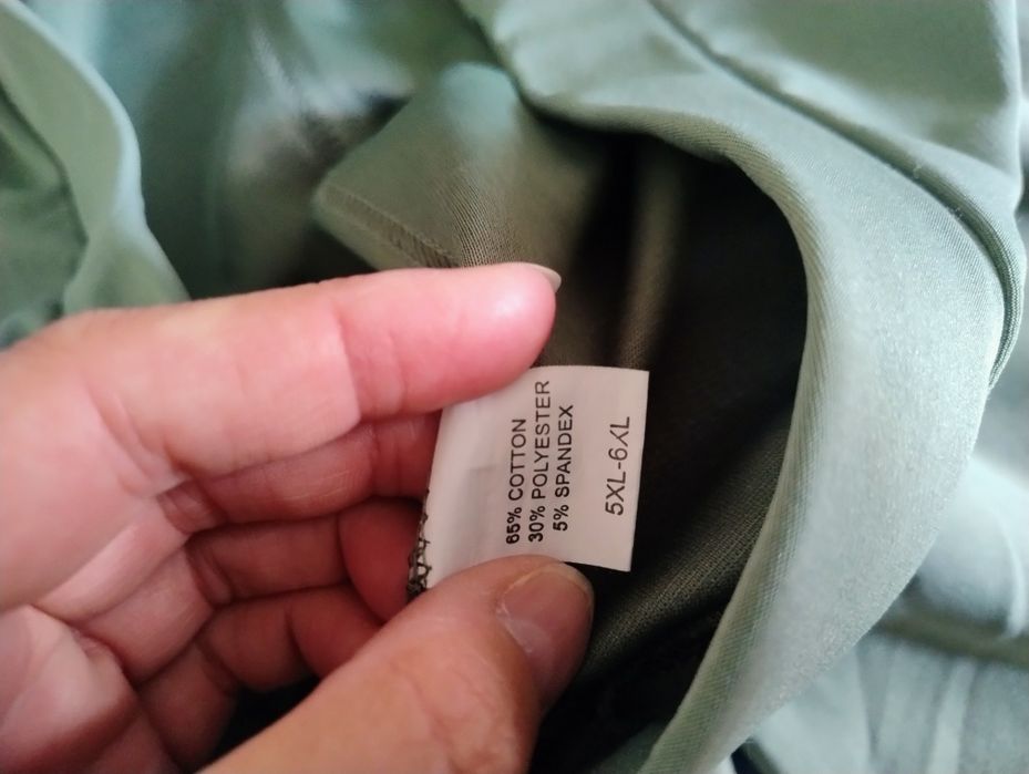 Krótkie elastyczne spodenki damskie rozmiar 5xl