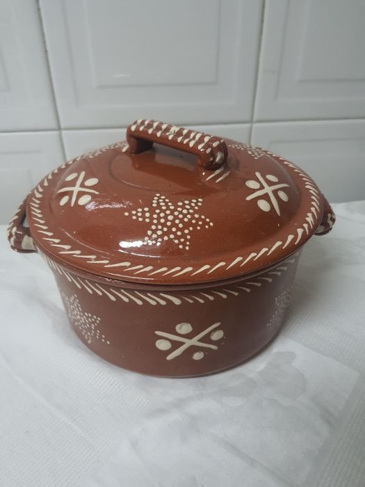 Tacho de barro pintado