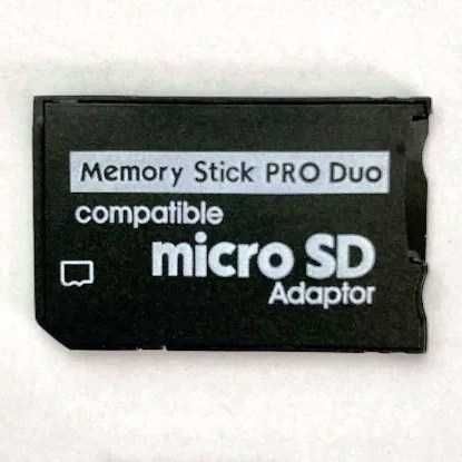 Adaptador memory Stick Pro Duo para cartões micro SD na PSP Novos