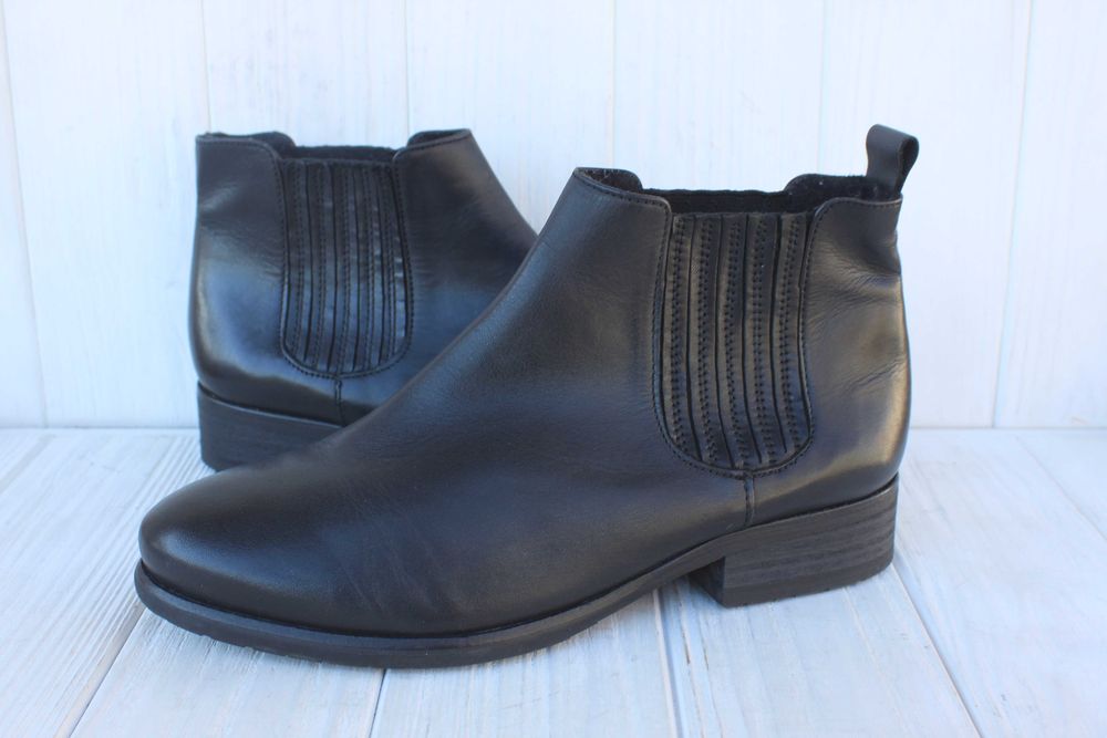 Зимові черевики Billi Bi шкіра Данія 38р челсі ботинки челси