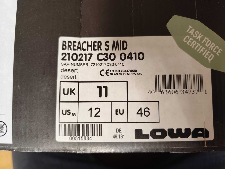 LOWA Breacher S MID r46