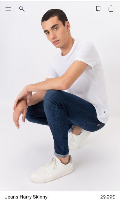 Calças ganga Harry skinny