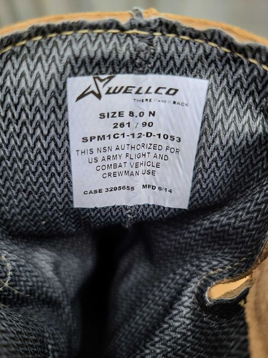 buty wojskowe Wellco (US Army) vibram - pustynne