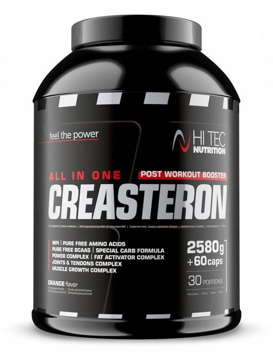 hi tec creasteron 2640g+ 60k bcaa białko witaminy