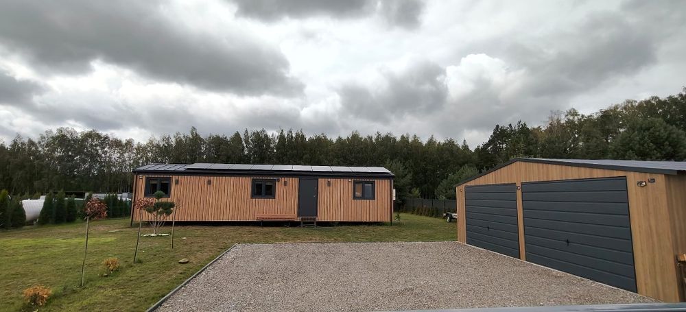 Dom szkieletowy całoroczny z działką 1247 m2 w Rakowie