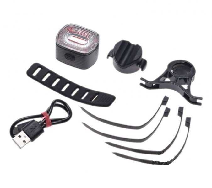 LAMPA Rowerowa Tył Led Podsiodłowa Usb
