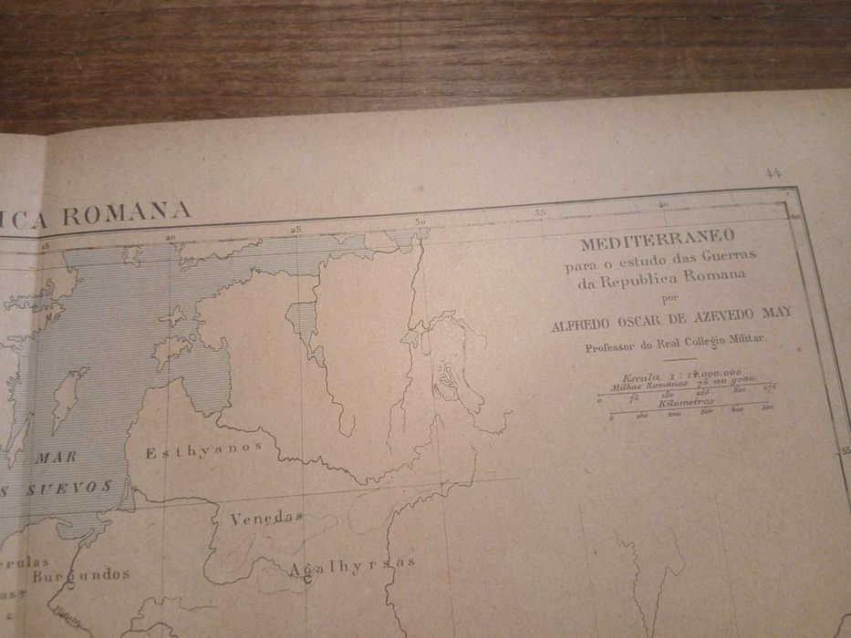 Mapa Republica Romana (Final do Séc XIX, Início Séc XX)