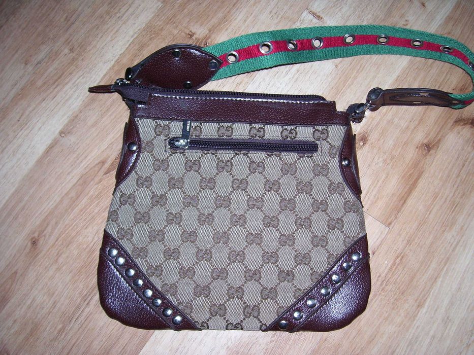 brązowa torebka gucci