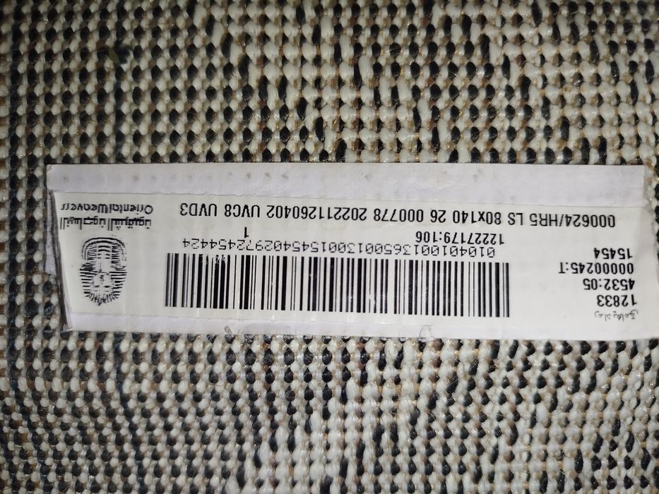 Chodnik Nowy kolory popielu z białym