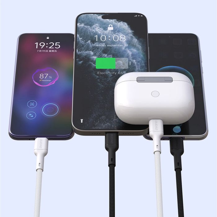 Kabel Dudao L9X 30W USB-C - Lightning 2m - czarny