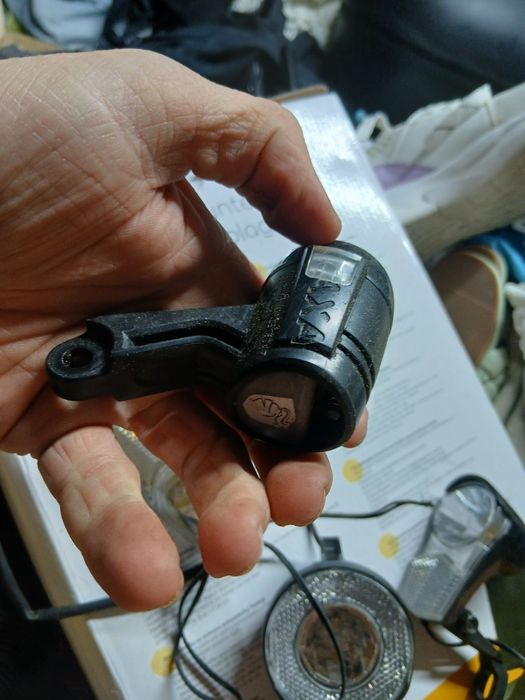 Zestaw 6 lampek rowerowych led