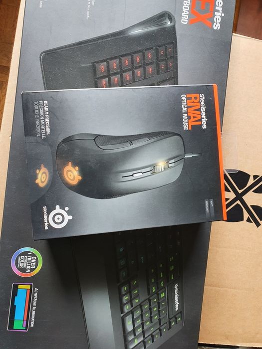 Gaming Steelseries Teclado Apex e Rato Rival