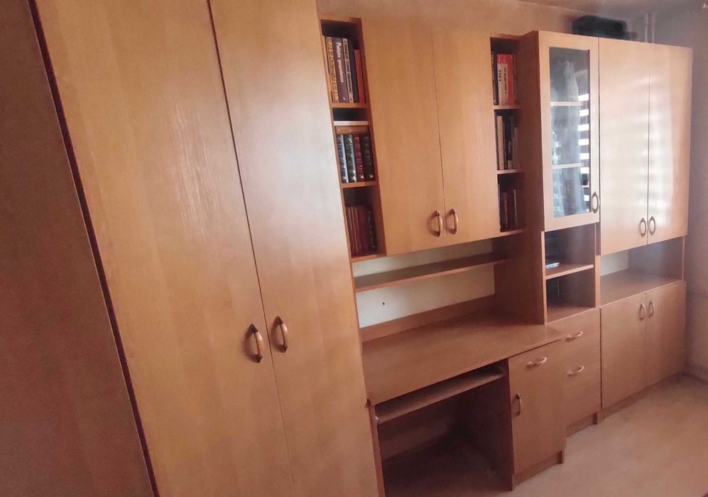 Meble do Pokoju Klasyczna Meblościanka z biurkiem Szafa Narożna 320cm