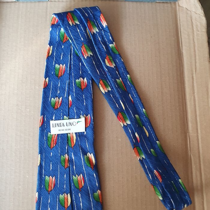 Krawat męski w kwiaty (k-5)OK