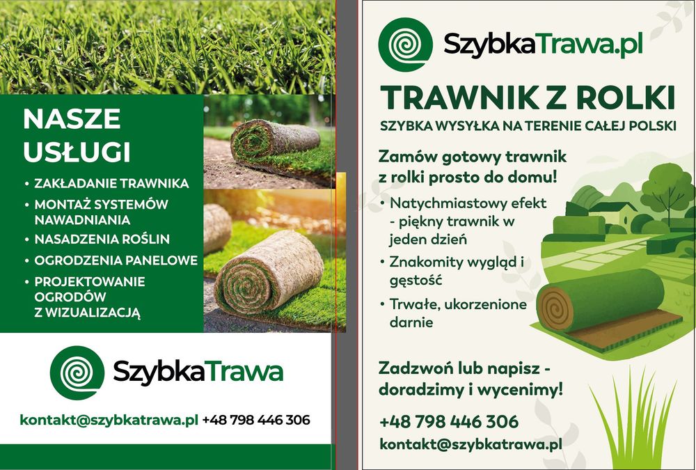 Trawa z rolki premium