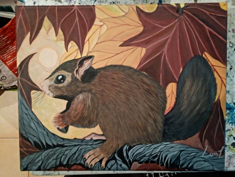 Pinturas em acrilico sobre tela