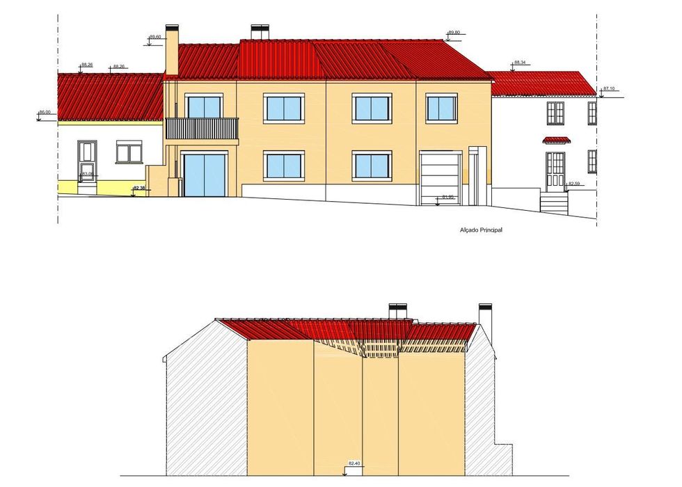 Projeto Aprovado / Lote de terreno para 2 Fogos - Marteleira Lourinhã — Miragaia E Marteleira, Lisboa