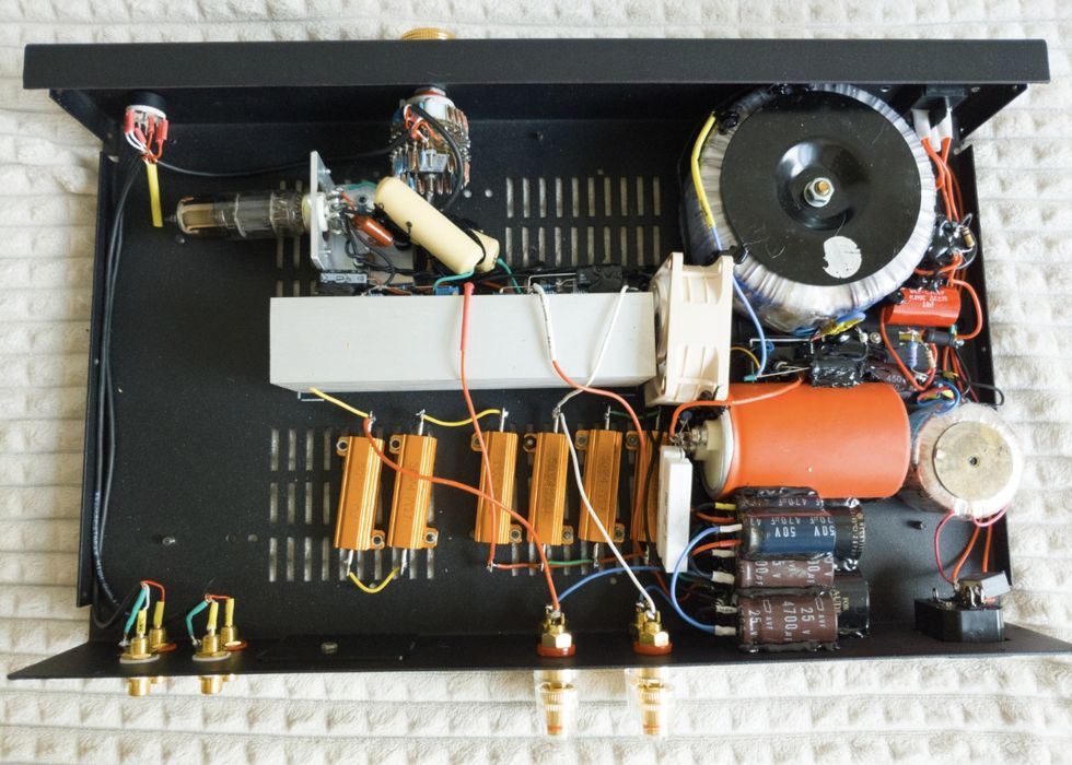 Однотактний гібридний підсилювач на 6Н26П і латеральних транзисторах