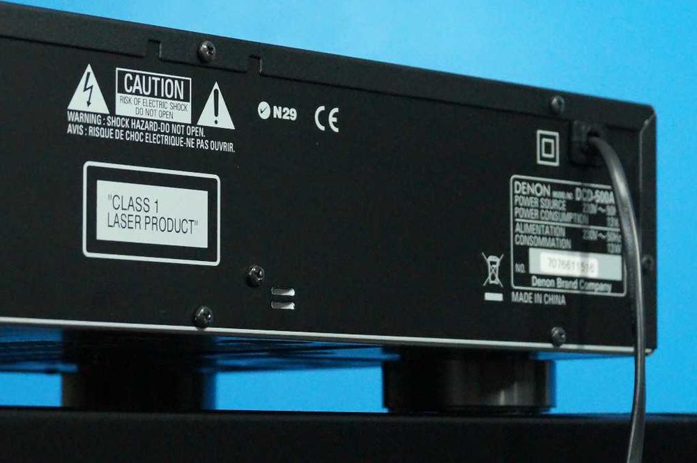 Odtwarzacz płyt cd DENON DCD-500AE z pilotem jak nowy czarny gwarancja