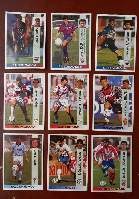 Autocolantes Futebol anos 90