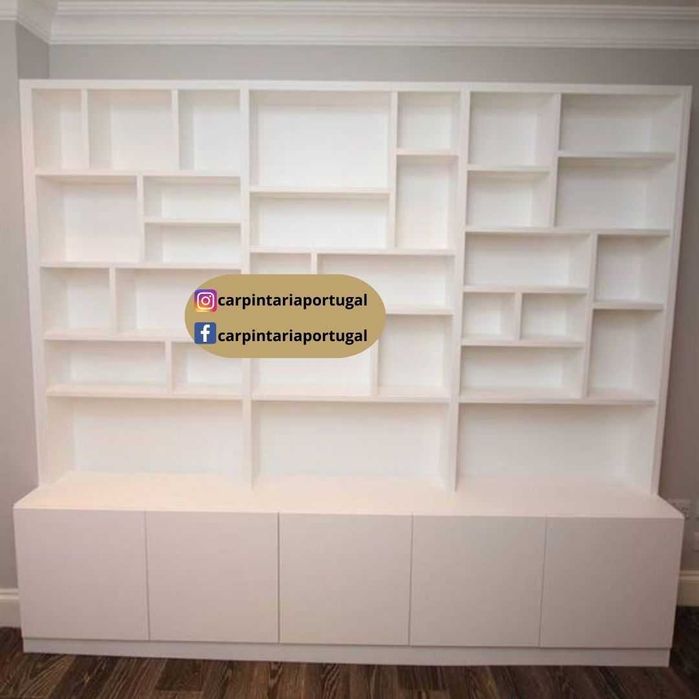 Estantes personalizadas para sala