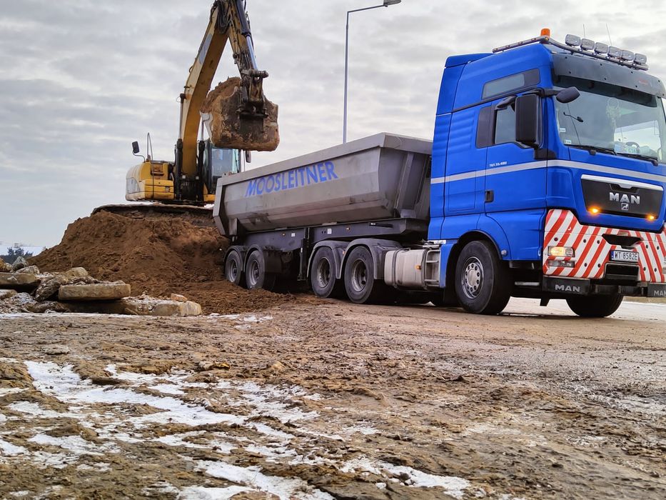 Wywrotki usługi transportowe wynajem