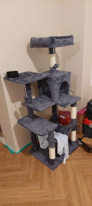 Drapak dla kota duży wysoki drapak NOWY dla kota domek legowisko NOWY