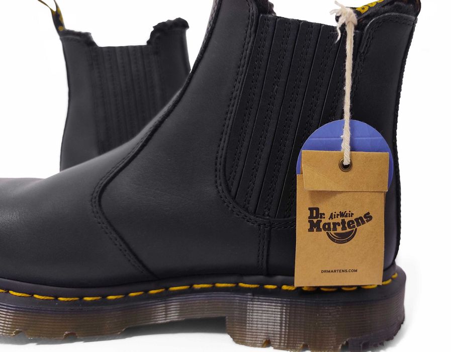 Damskie Botki Sztyblety Ocieplane Czarne Dr. Martens 2976 |R. 41