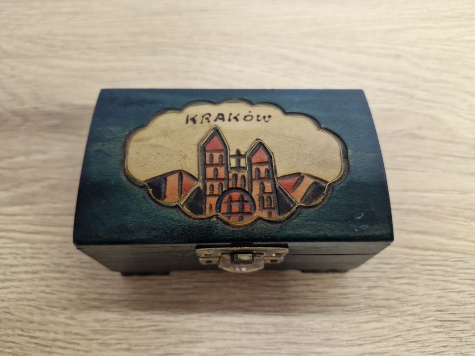 Szkatułka drewniana - Kraków