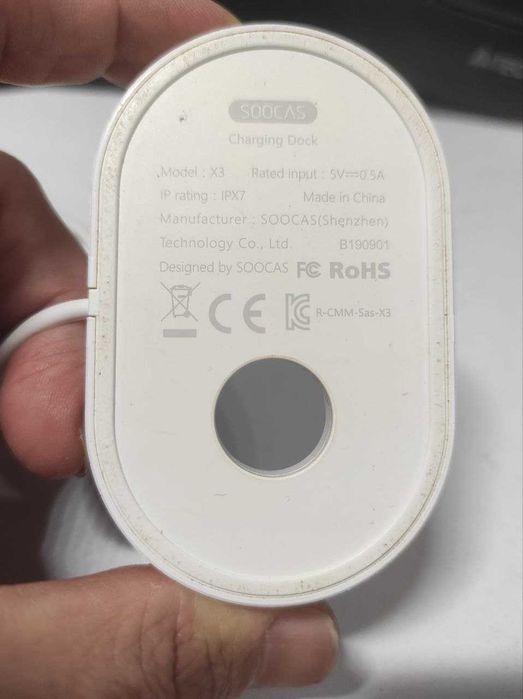 Зарядний пристрій для електричної зубної щітки Soocare SOOCAS X3 x3cw