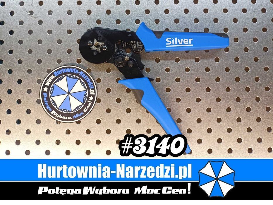 Zaciskarka do kabli tulejki praska 0,25-10mm² 175mm konektorów