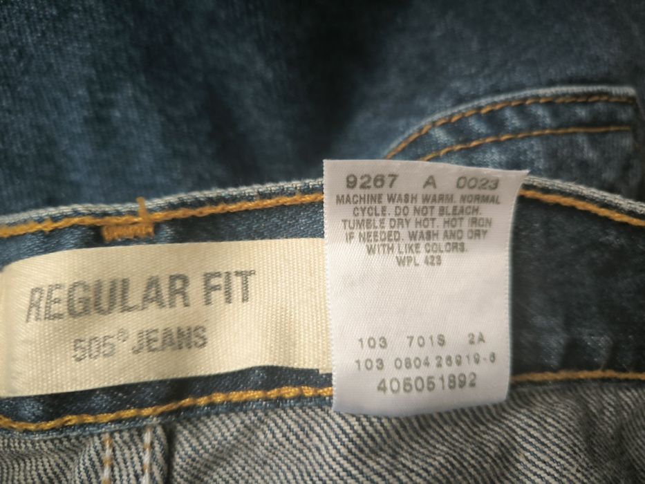Spodnie Levi's 505 kupione w USA nowe bez metki