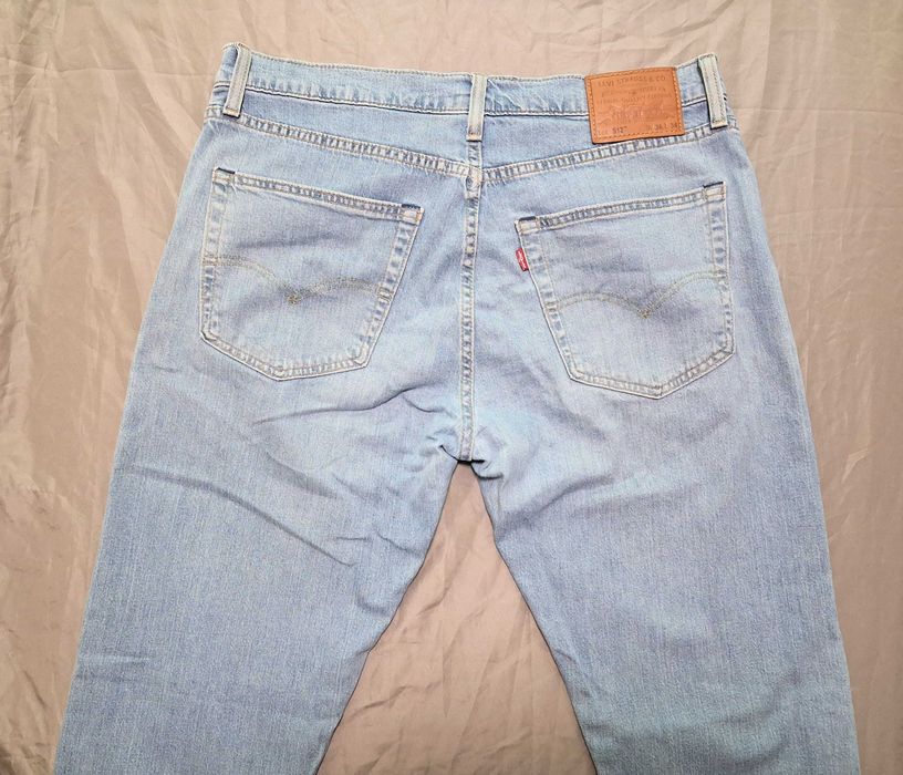 Levi's 512 Slim Taper Fit Premium W36 L34  Джинси блакитні слім крою