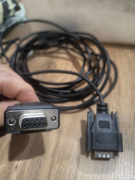 Kabel Szeregowy RS-232 (DB9) – Przedłużacz Męski-Żeński | 4 metry
