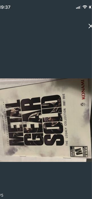 Manual jogo Ps3 Metal Gear Solid The Legacy Collection