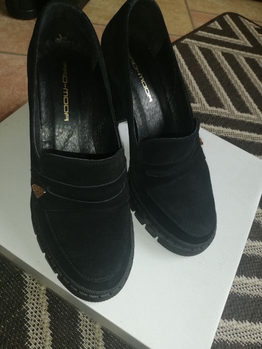 Półbuty damskie, skórzane, firma PRO-MODA roz 38 Jordanowo • OLX.pl