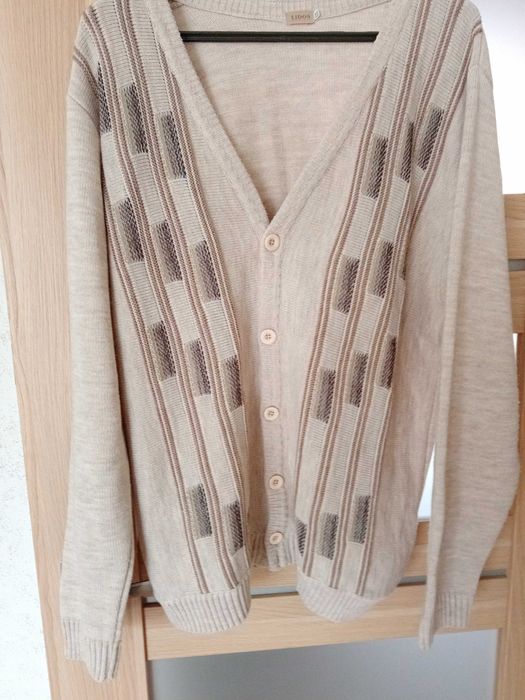 Sweter rozpinany męski XXXL
