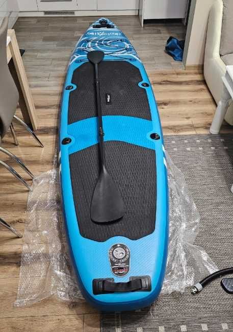 Nowa Deska Sup do Pływania 2-Osobowa Zestaw 320cm do 180kg Całe Wyposażenie