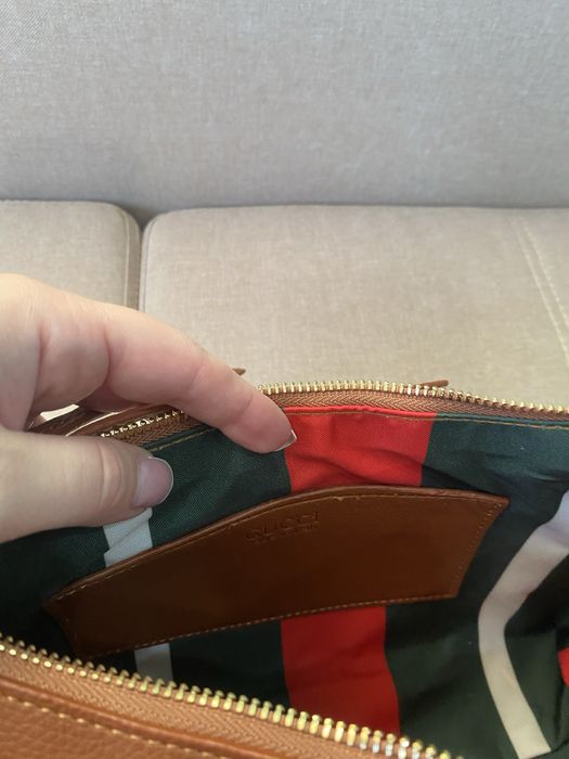 Сумка gucci emblem текстильна