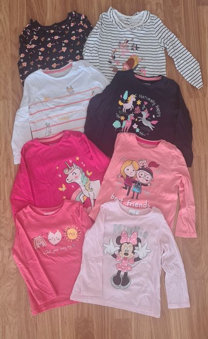 Lote de 8 camisolas primavera tamanho 2 anos