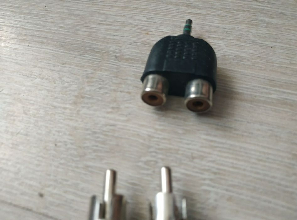 3.5mm RCA RСА audio переходник аудіо rca аудио адаптер тюльпани рца адаптер тюльпан адаптер тюльпани rca 3.5mm перехідник аудіо 3.5 mm RCA