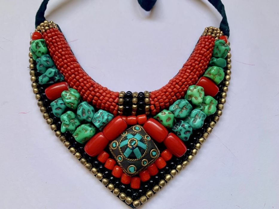 Непальское колье-ожерелье в этническом стиле