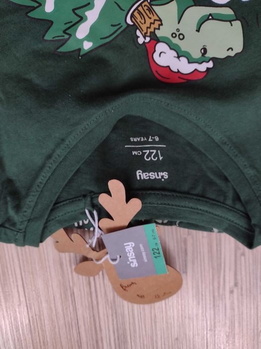 NOWA ~ SINSAY, rozmiar 122, piżama świąteczna