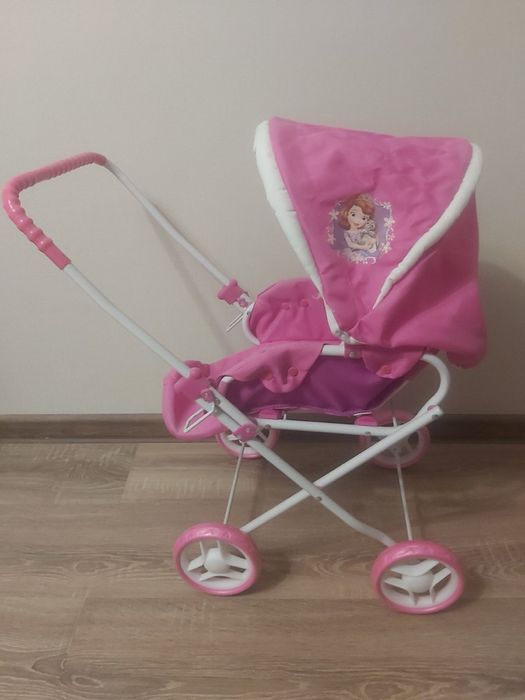 Коляска дитяча рожева