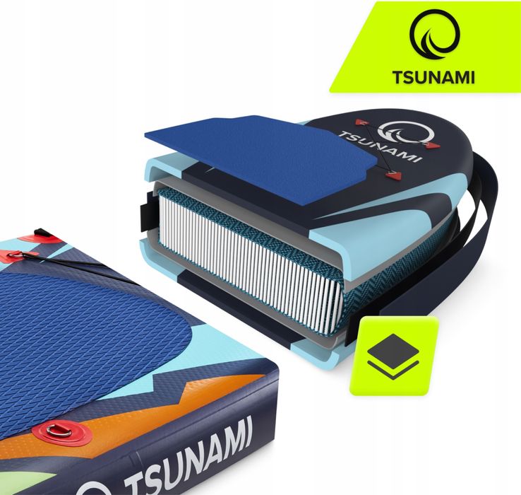 Надувная SUP доска Tsunami BOLT 3 320 см